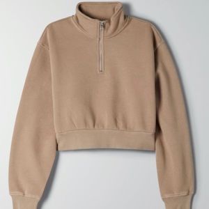 tna COZYAF PERFECT 1/4 ZIP SWEATSHIRT